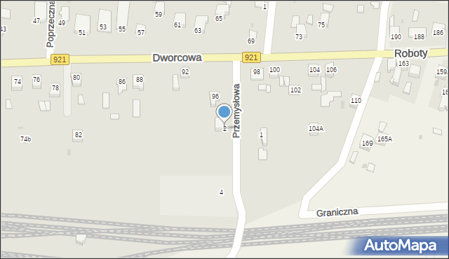 Knurów, Przemysłowa, 2, mapa Knurów