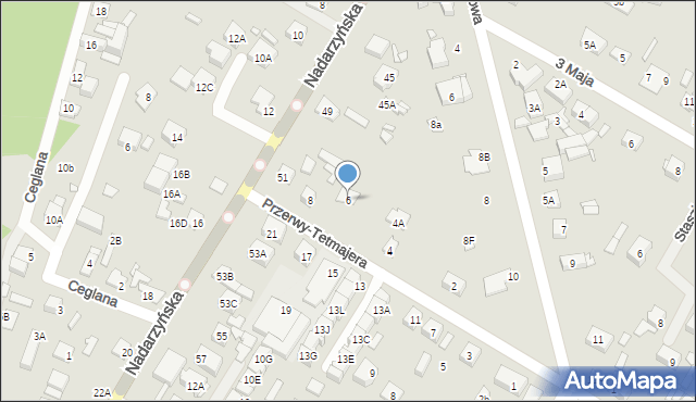 Kobyłka, Przerwy-Tetmajera Kazimierza, 6, mapa Kobyłka