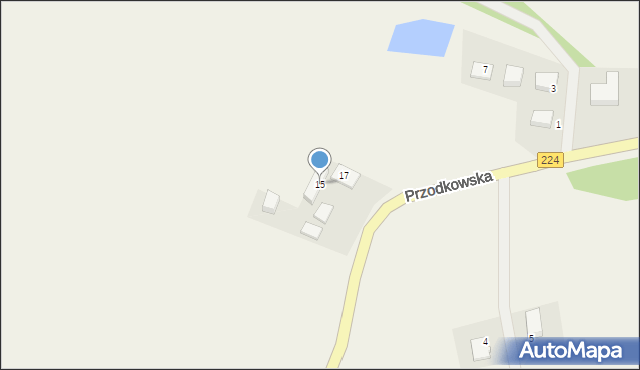 Kobysewo, Przodkowska, 15, mapa Kobysewo