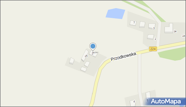 Kobysewo, Przodkowska, 17, mapa Kobysewo