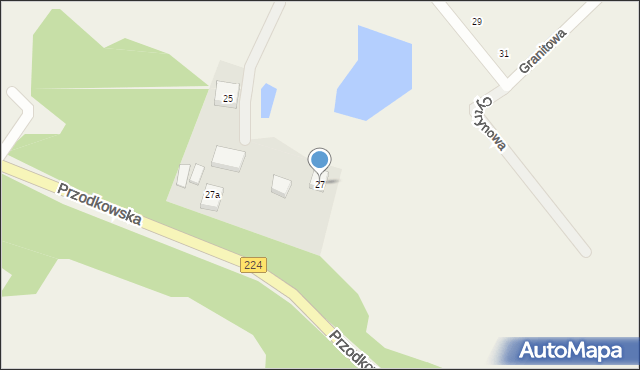 Kobysewo, Przodkowska, 27, mapa Kobysewo