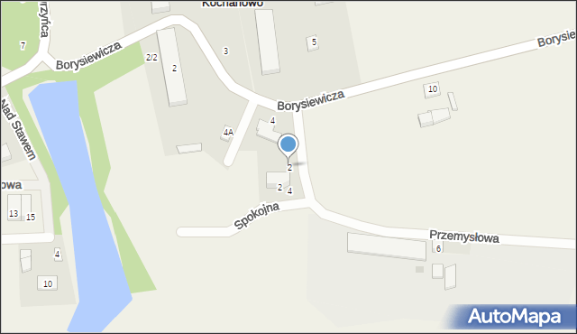 Kochanowo, Przemysłowa, 2, mapa Kochanowo