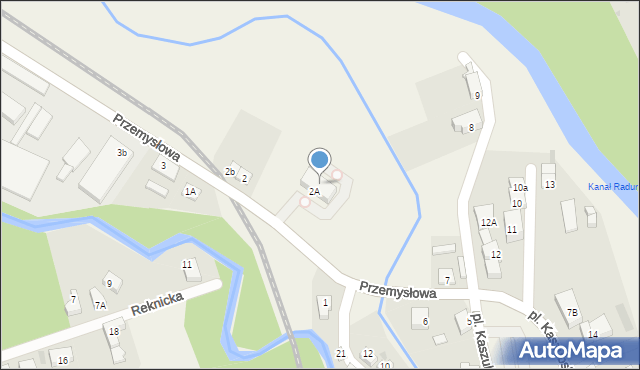 Kolbudy, Przemysłowa, 1, mapa Kolbudy