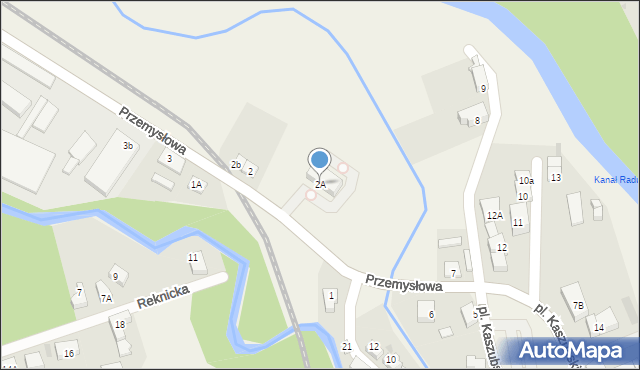 Kolbudy, Przemysłowa, 2A, mapa Kolbudy