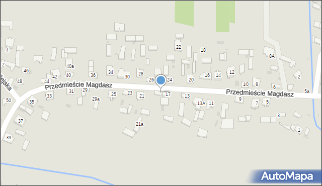 Koniecpol, Przedmieście Magdasz, 19, mapa Koniecpol