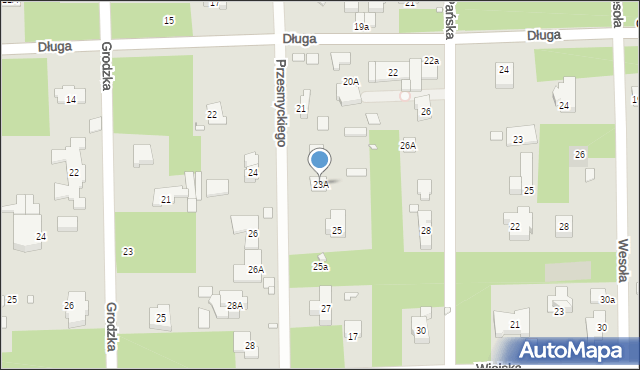 Konstancin-Jeziorna, Przesmyckiego Miriama, 23A, mapa Konstancin-Jeziorna