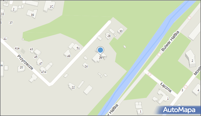 Konstancin-Jeziorna, Przyrzecze, 26, mapa Konstancin-Jeziorna