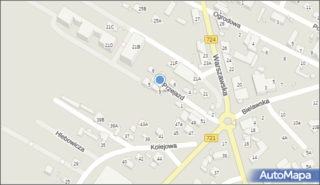 Konstancin-Jeziorna, Przejazd, 3, mapa Konstancin-Jeziorna