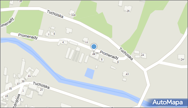 Koronowo, Promenady, 4a, mapa Koronowo