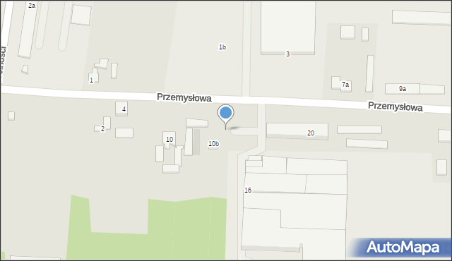 Koronowo, Przemysłowa, 10, mapa Koronowo