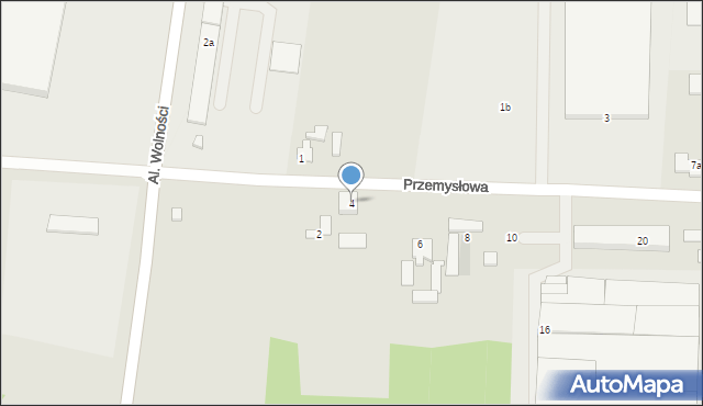 Koronowo, Przemysłowa, 4, mapa Koronowo