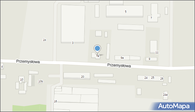 Koronowo, Przemysłowa, 7a, mapa Koronowo