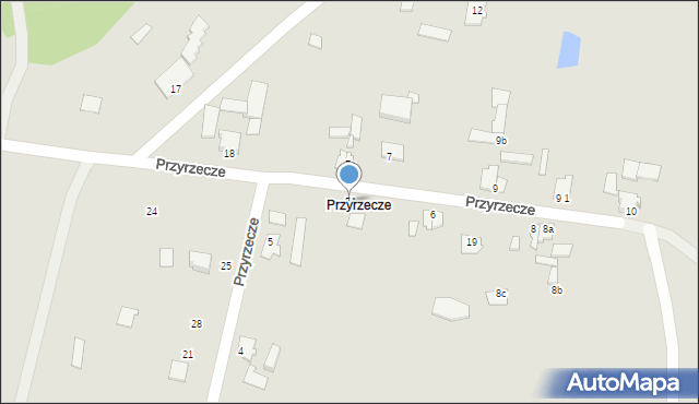 Koronowo, Przyrzecze, 5A, mapa Koronowo