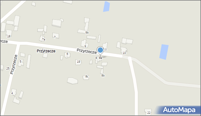 Koronowo, Przyrzecze, 8a, mapa Koronowo