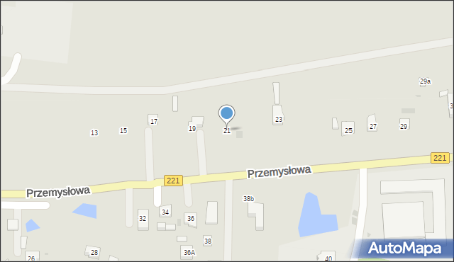 Kościerzyna, Przemysłowa, 21, mapa Kościerzyna