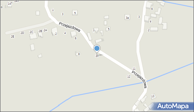 Koziegłowy, Przejazdowa, 10, mapa Koziegłowy