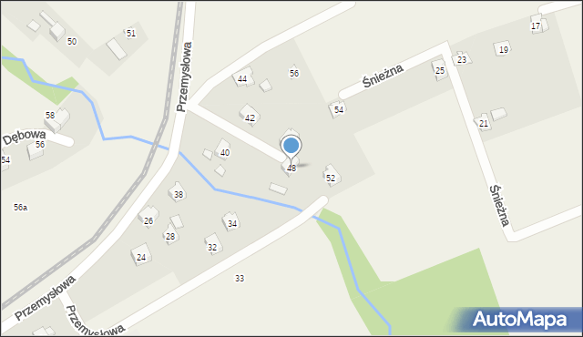 Kozy, Przemysłowa, 48, mapa Kozy