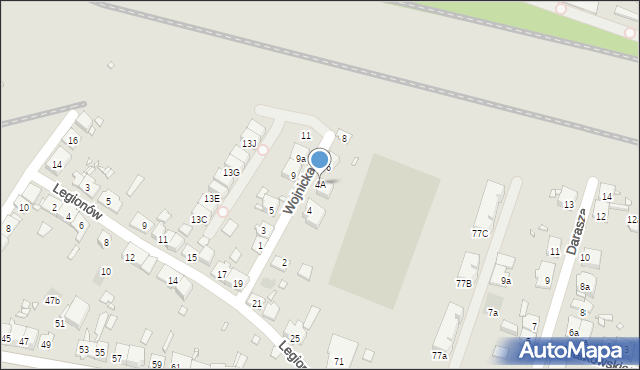 Kraków, Prosta, 4A, mapa Krakowa