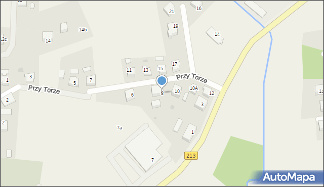 Krokowa, Przy Torze, 8, mapa Krokowa