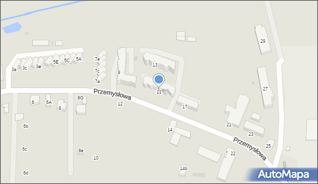 Krotoszyn, Przemysłowa, 11, mapa Krotoszyna