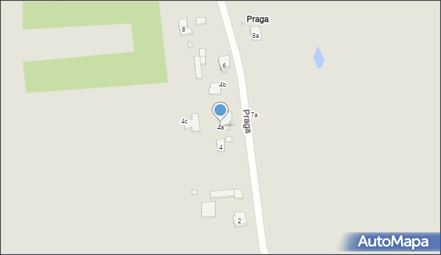 Krzepice, Praga, 4a, mapa Krzepice