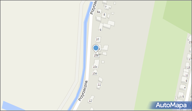 Kwidzyn, Przyrzeczna, 10b, mapa Kwidzyn