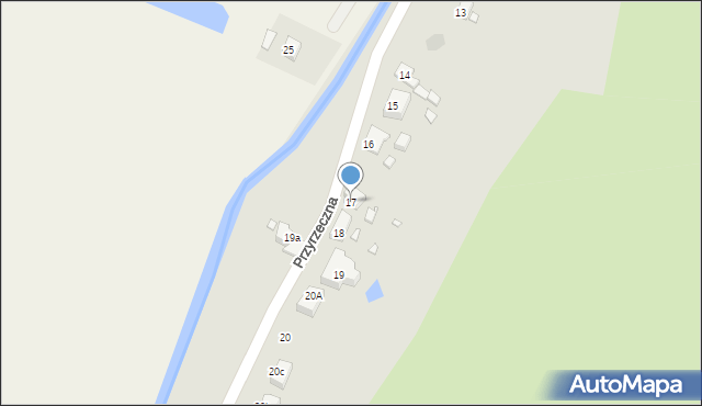 Kwidzyn, Przyrzeczna, 17, mapa Kwidzyn