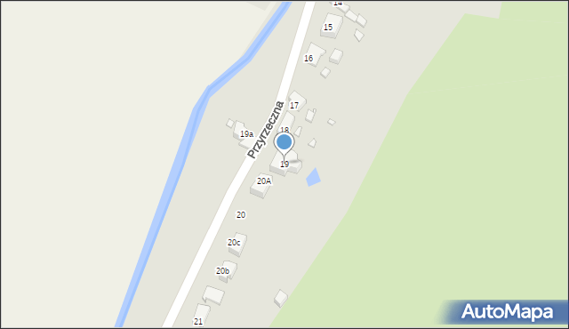 Kwidzyn, Przyrzeczna, 19, mapa Kwidzyn