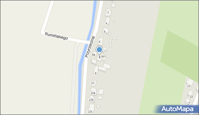 Kwidzyn, Przyrzeczna, 8, mapa Kwidzyn