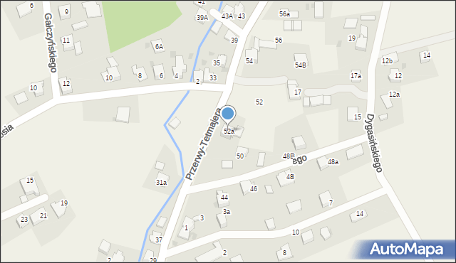 Łąka, Przerwy-Tetmajera Kazimierza, 52a, mapa Łąka