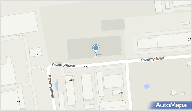 Łańcut, Przemysłowa, 8, mapa Łańcut