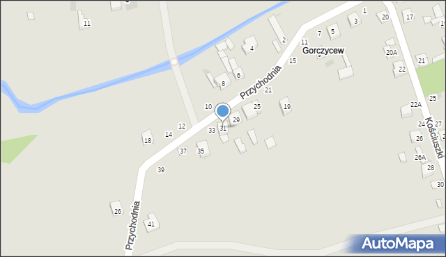 Łaskarzew, Przychodnia, 31, mapa Łaskarzew