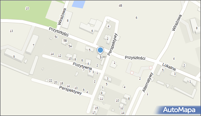 Łazy, Przyszłości, 3, mapa Łazy