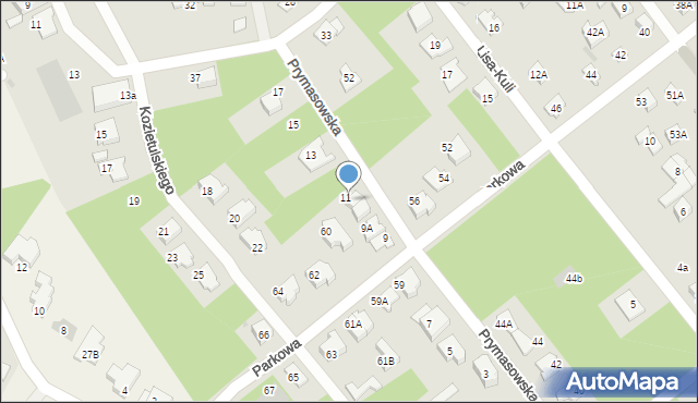 Legionowo, Prymasowska, 9C, mapa Legionowo