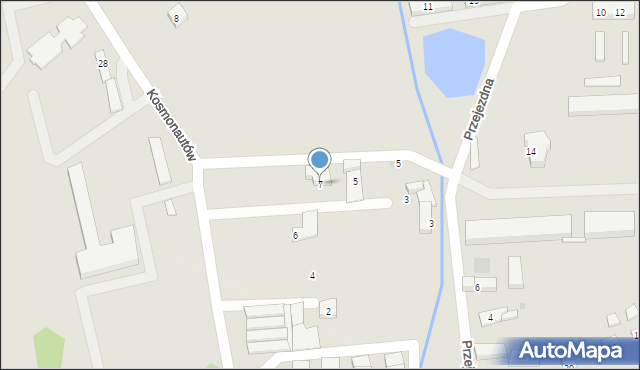 Leszno, Przejezdna, 7, mapa Leszno