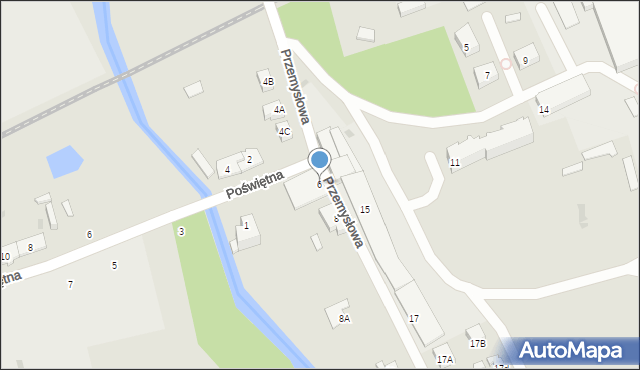 Lidzbark, Przemysłowa, 6, mapa Lidzbark