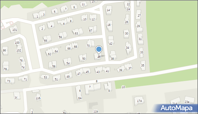 Lipków, Przy Parku, 46, mapa Lipków