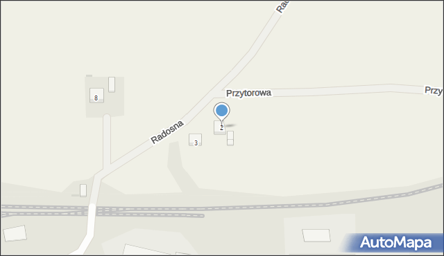 Lipno, Przytorowa, 2, mapa Lipno