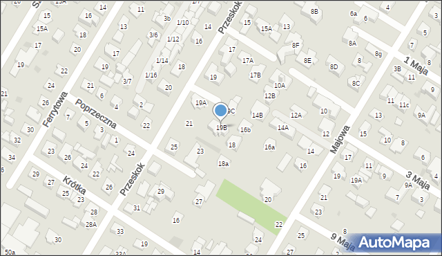 Łomianki, Przeskok, 19B, mapa Łomianki