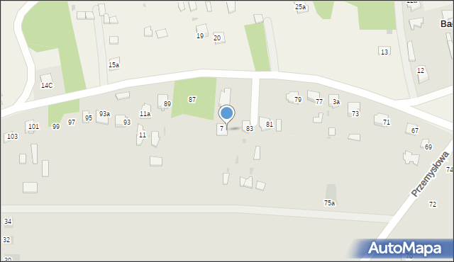 Lubaczów, Przemysłowa, 85, mapa Lubaczów