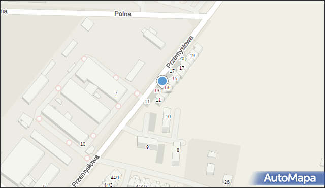 Lubanów, Przemysłowa, 12, mapa Lubanów