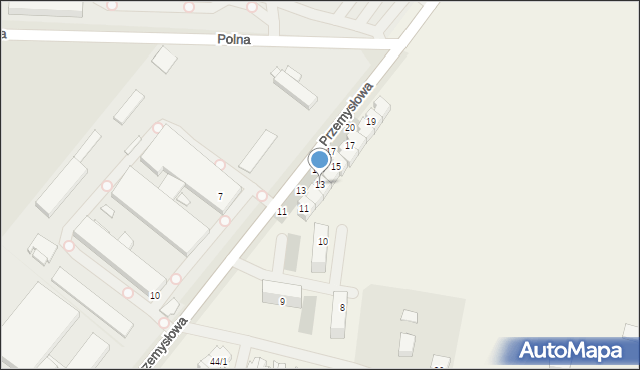 Lubanów, Przemysłowa, 13, mapa Lubanów