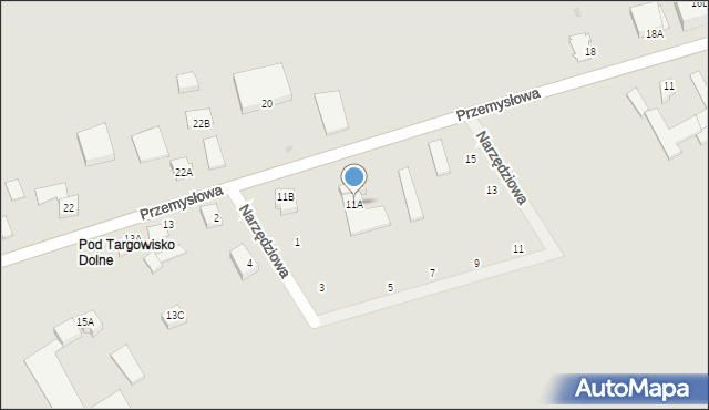 Lubawa, Przemysłowa, 11A, mapa Lubawa