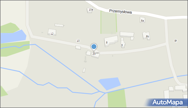 Lubin, Przemysłowa, 23, mapa Lubin