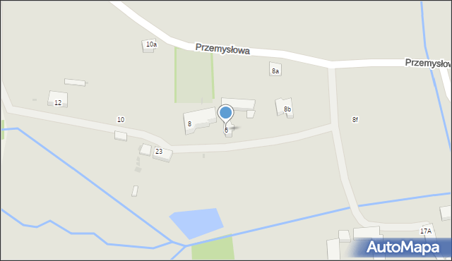 Lubin, Przemysłowa, 6, mapa Lubin