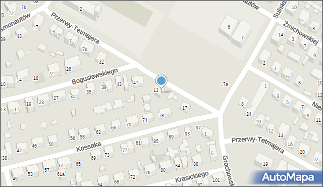 Lublin, Przerwy-Tetmajera Kazimierza, 15, mapa Lublina