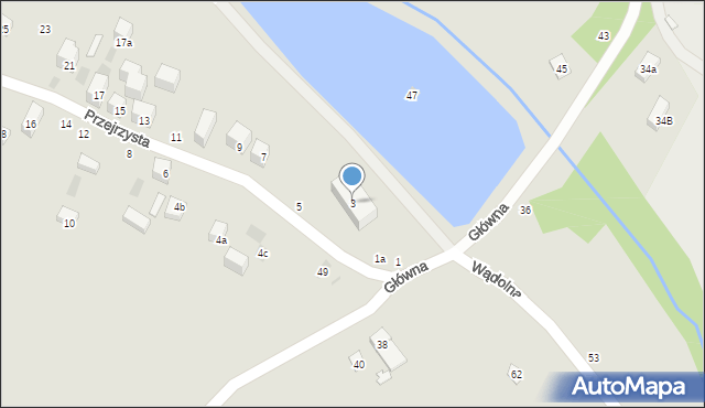 Lublin, Przejrzysta, 3, mapa Lublina