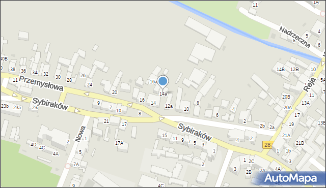 Lubsko, Przemysłowa, 14a, mapa Lubsko