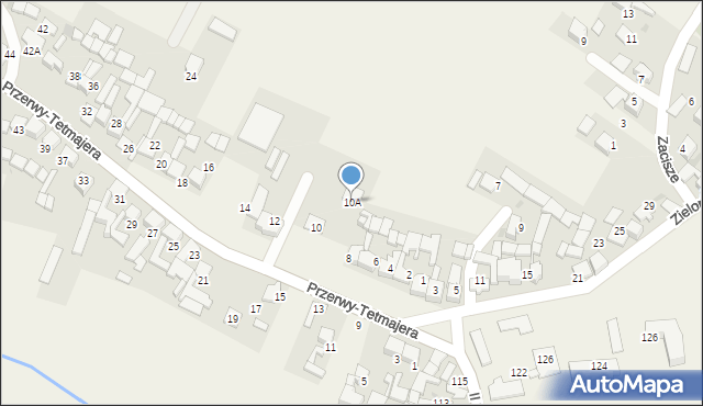 Ludźmierz, Przerwy-Tetmajera Kazimierza, 10A, mapa Ludźmierz