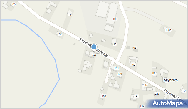 Ludźmierz, Przerwy-Tetmajera Kazimierza, 163, mapa Ludźmierz